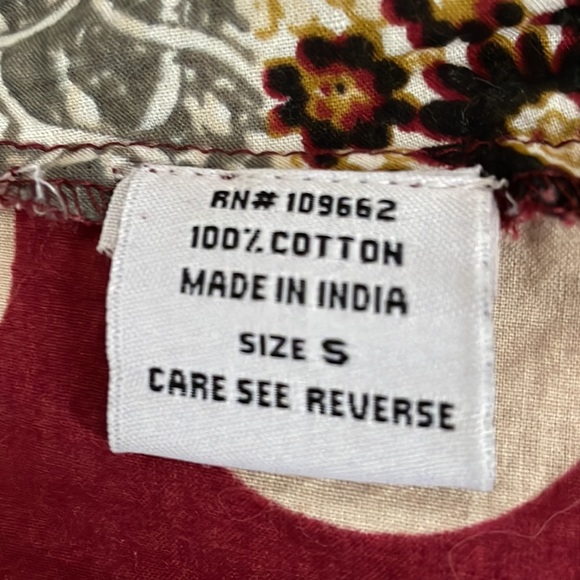 Tulip women’s cotton button down tunic, Size Small (runs more like a medium). - Picture 8 of 9